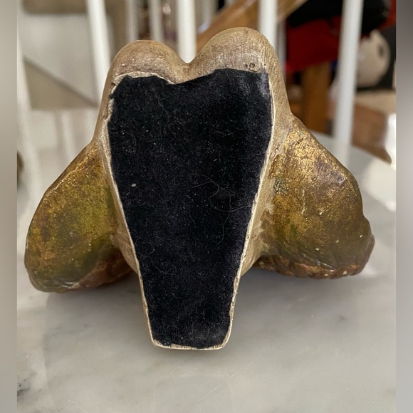 Vintage 5”Resin Statue Sculpture Angel Cherub Child Kneeling Praying HandPainted - Picture 5 of 9